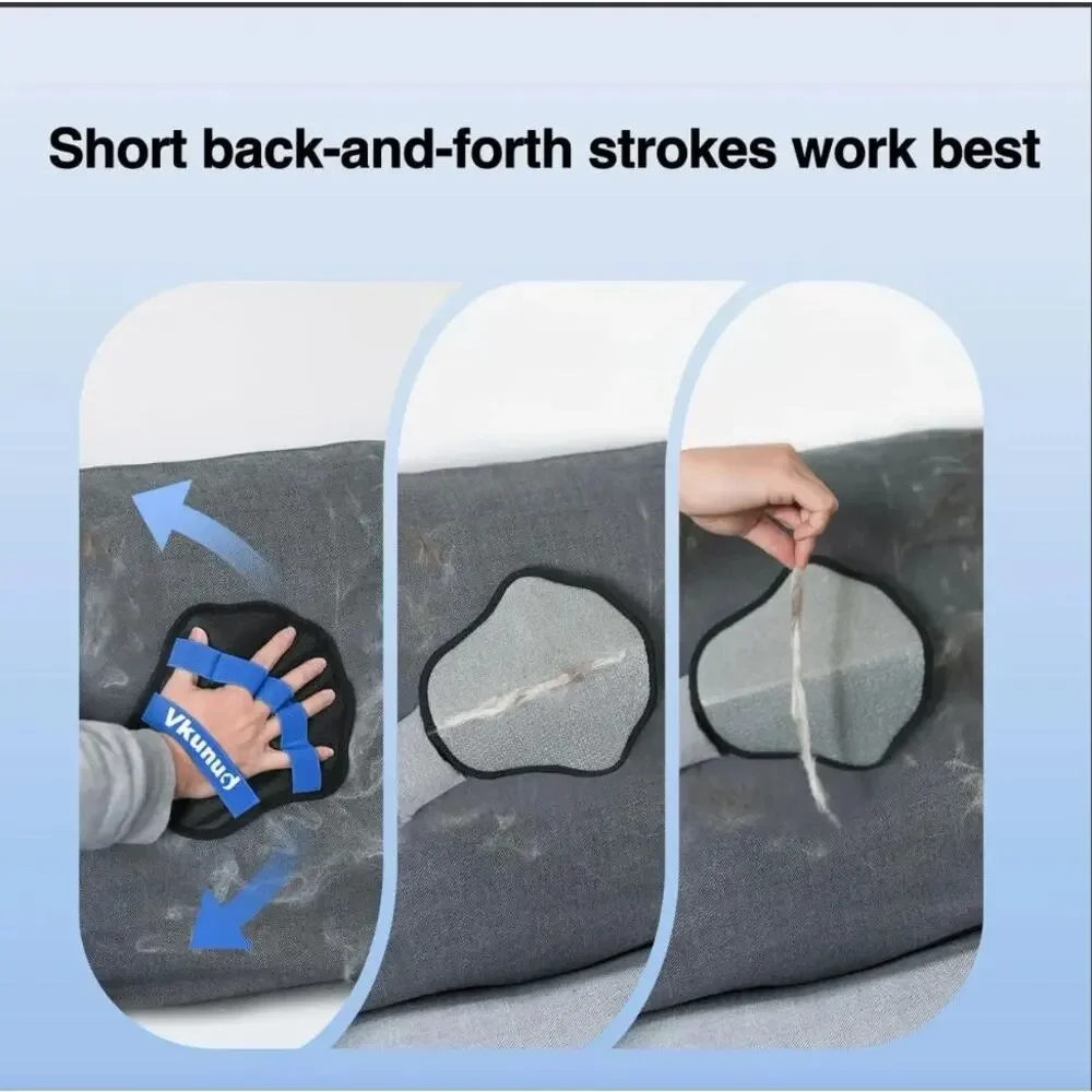 Pet Hair Removal Glove For Dogs & Cats, Electrostatic